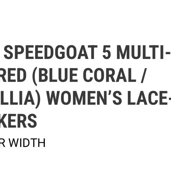 Hoka Women’s Speedgoat 5 Low Trail-Running Shoes V519 W234 - Picture 5 of 9